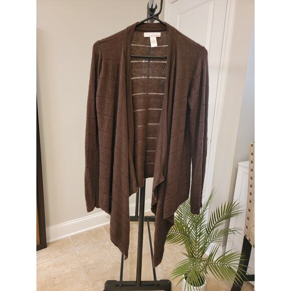 Lucy & Laurel Angora Fur Flowy Cardigan - Picture 1 of 3